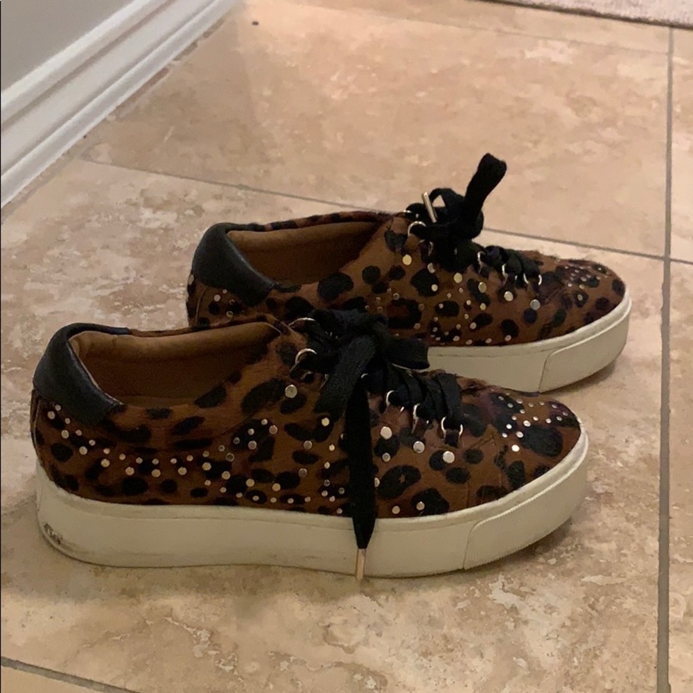Joie animal print sneakers